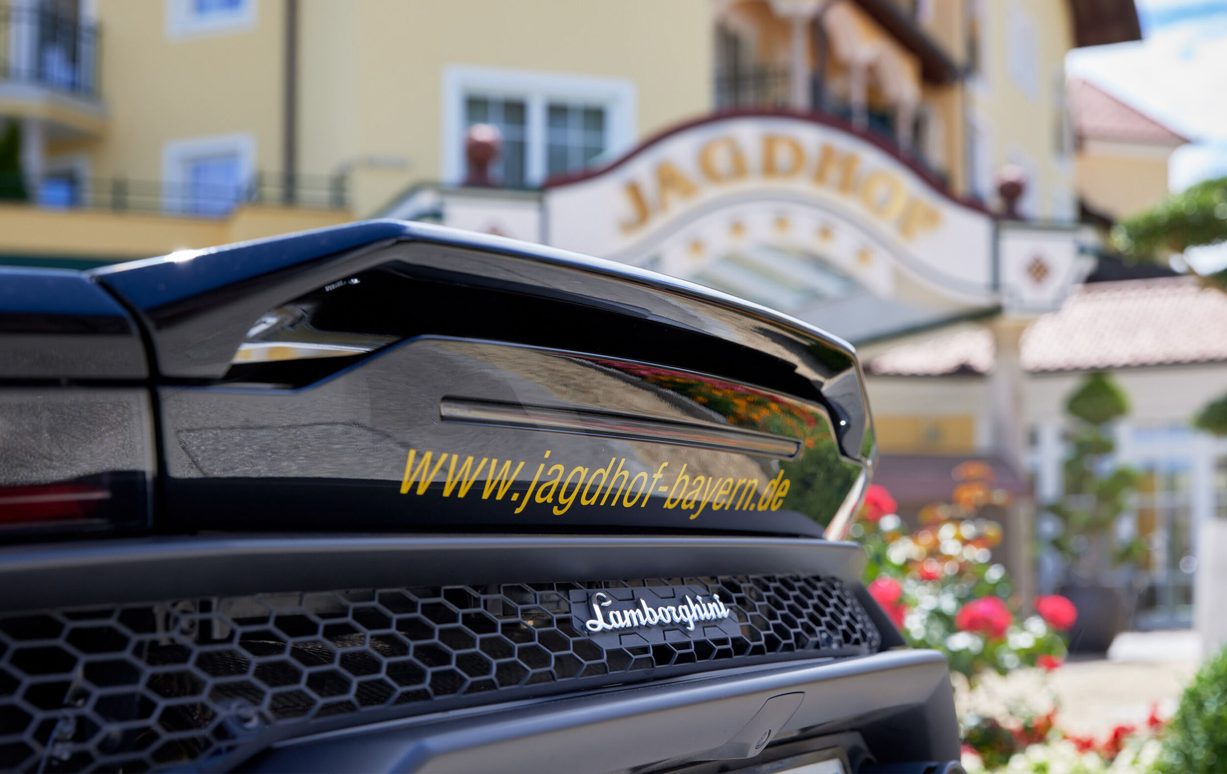 Heck des Lamborghini Huracán EVO RWD Spyder
